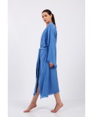 Blue Classic Pamuklu Müslin Kimono