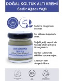 Sedir Ağacı Yağlı Krem Deodorant 40 Ml. %100 Doğal