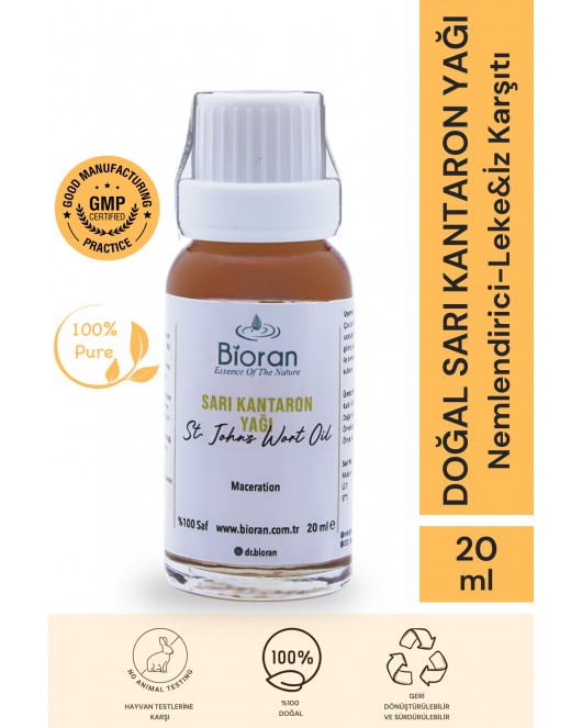 Sarı Kantaron Yağı %100 Saf Bitkisel Yağ 20ml. (ST JOHN'S WORT OİL)