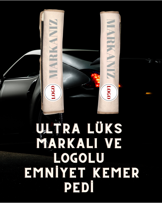 MERCEDES GLA Ultra Lüks Emniyet Kemer Pedi Bej