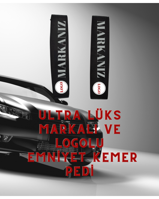 RENAULT 12 Ultra Lüks Emniyet Kemer Pedi Siyah