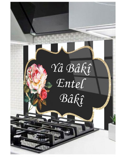 Cam Ocak Arkası Koruyucu Ankastre Arkası Koruyucu | Ya Baki Entel Baki