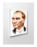 Led Işıklı Atatürk Şık Hediyelik Kanvas Tablo