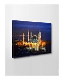 Led Işıklı Camii Gece Görünümlü