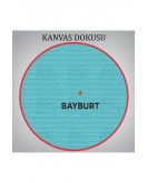 Bayburt İli ve İlçeler Haritası Dekoratif Kanvas Tablo 1288