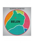 Hatay İli ve İlçeler Haritası Dekoratif Kanvas Tablo 1354