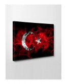 Led Işıklı Türk Bayrağı (kırmızı beyaz)