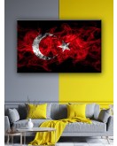 Led Işıklı Türk Bayrağı (kırmızı beyaz)