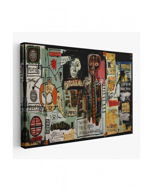 Jean Michel Basquiat Notary Kanvas Tablo-5002