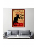 Siyah Kedi Tablosu - Le Chat Noir Theophile Steinlen-6431