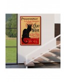 Siyah Kedi Tablosu - Le Chat Noir Theophile Steinlen-6431