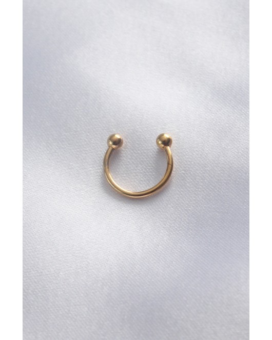 316L Cerrahi Çelik Minimal Toplu Gold Renk Halka Piercing